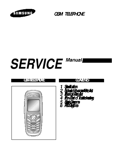 Samsung SGH-X105 service manual  Samsung GSM Samsung SGH-X105 service manual.pdf