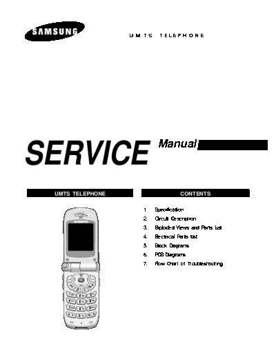 Samsung SGH-Z105 service manual  Samsung GSM Samsung SGH-Z105 service manual.pdf