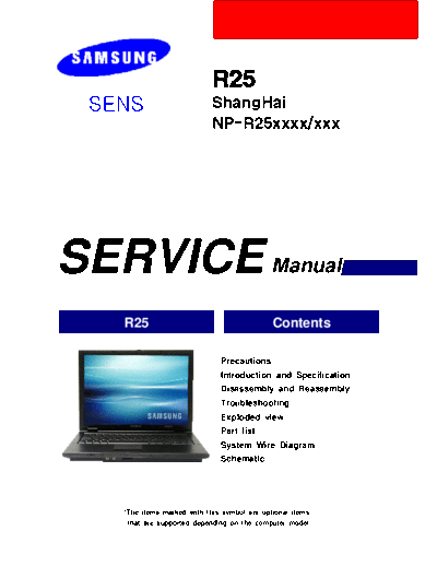 Samsung NP-R25F001 SER SM EN 20070514144417187 01 Cover  Samsung Laptop NP-R25      Samsung NP-R25 NP-R25F001_SER_SM_EN_20070514144417187_01_Cover.pdf