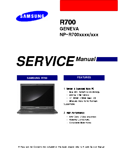 Samsung Cover  Samsung Laptop NP-R700      Samsung NP-R700 Cover.pdf