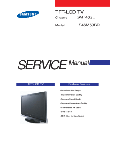 Samsung GMT46SE CHASSIS LE46M53BD LCD TV SM.part1  Samsung LCD TV GMT46SE CHASSIS LE46M53BD LCD TV SAMSUNG_GMT46SE_CHASSIS_LE46M53BD_LCD_TV_SM.part1.rar