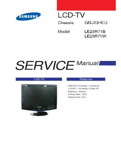 Samsung 01 Cover  Samsung LCD TV LE23R71B 01_Cover.pdf