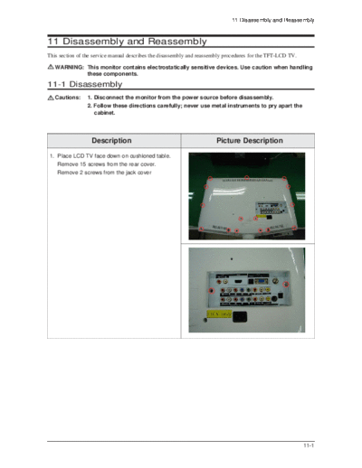 Samsung 05 Disassembly & Reassembly  Samsung LCD TV LE23R71BH 05_Disassembly & Reassembly.pdf