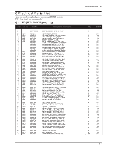 Samsung 11 Electrical Part List  Samsung LCD TV LE23R71BH 11_Electrical Part List.pdf