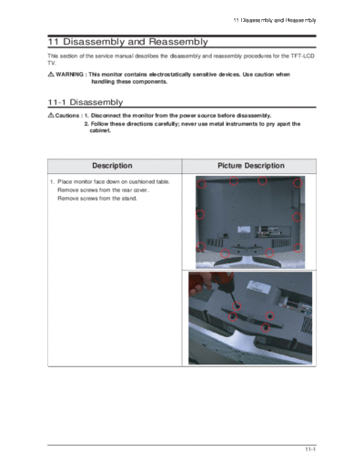 Samsung 06 Disassembly & Reassembly  Samsung LCD TV LE32R32B 06_Disassembly & Reassembly.pdf