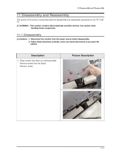 Samsung 05 Disassembly & Reassembly  Samsung LCD TV LE32N73BD 05_Disassembly & Reassembly.pdf