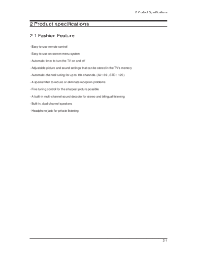 Samsung 04 Product Specification  Samsung LCD TV LA20S51BP 04_Product Specification.pdf