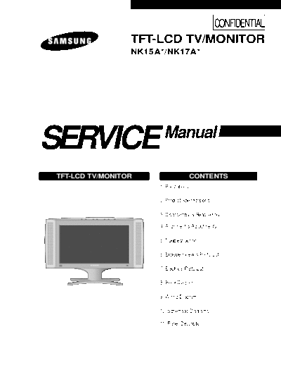 Samsung LW17N13WR(TFT)  Samsung LCD TV LW17N13WR(TFT) LW17N13WR(TFT).pdf