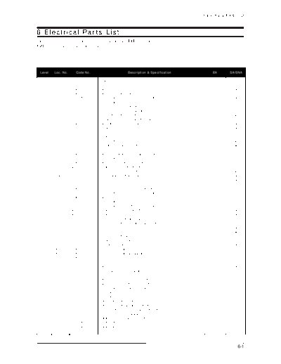 Samsung 11 Electrical Part List  Samsung LCD TV LW20M22CP 11_Electrical Part List.pdf