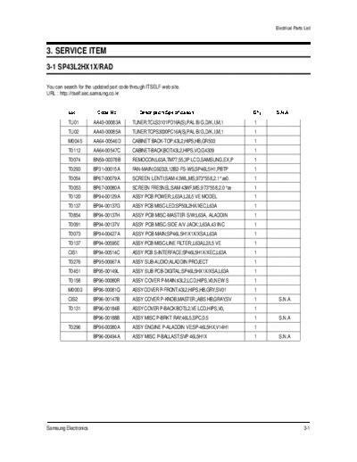 Samsung 20040213164951421 l63a-eplis  Samsung LCD TV SP43L2H SP43L2HX1X 20040213164951421_l63a-eplis.pdf