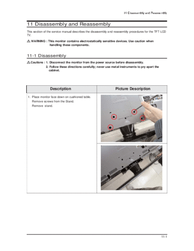 Samsung 06 Disassembly & Reassembly  Samsung LCD TV LE40M71B 06_Disassembly & Reassembly.pdf