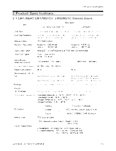 Samsung 03 Product Specification  Samsung LCD TV LW17M24CU 03_Product Specification.pdf