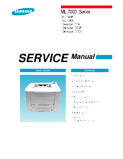 Samsung ML-7000  Samsung Printer ML7000 ML-7000.RAR