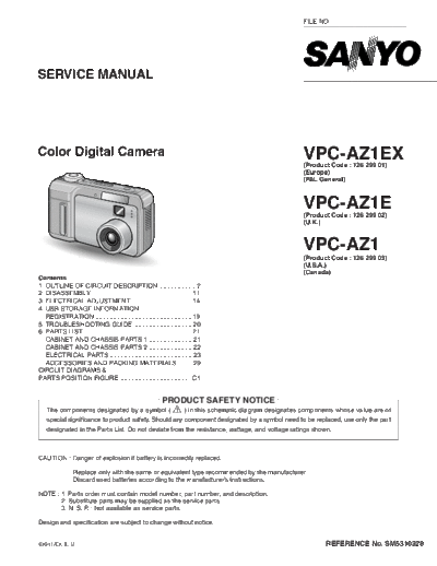 Sanyo VPC-AZ1  Sanyo Cameras SANYO_VPC-AZ1.rar