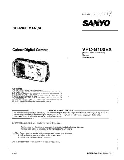 Sanyo VPC-G100EX  Sanyo Cameras SANYO_VPC-G100EX.rar