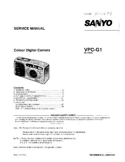 Sanyo VPC-G1E  Sanyo Cameras SANYO_VPC-G1E.rar
