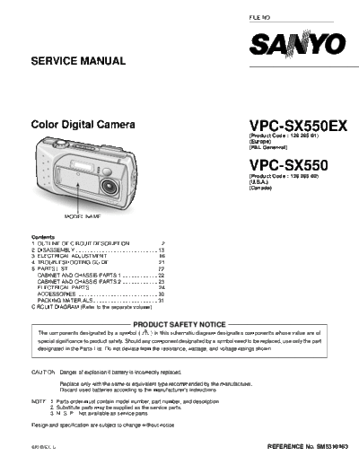 Sanyo VPC-SX550  Sanyo Cameras SANYO_VPC-SX550.rar