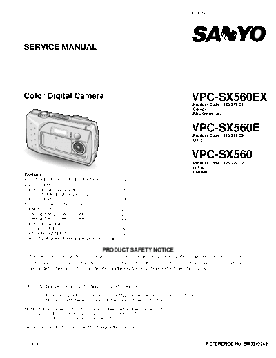 Sanyo VPC-SX560  Sanyo Cameras SANYO_VPC-SX560.rar