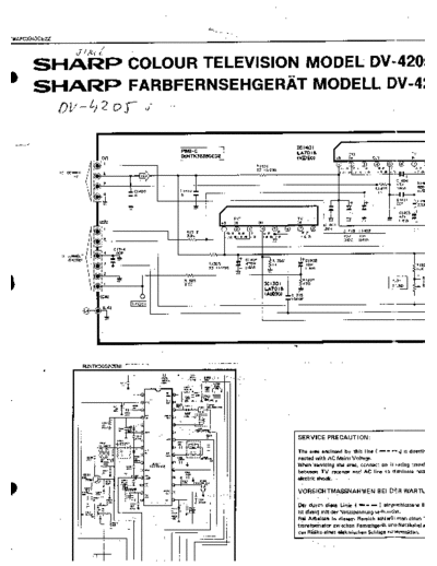 Sharp DV-4205S  Sharp TV DV-4205S.PDF