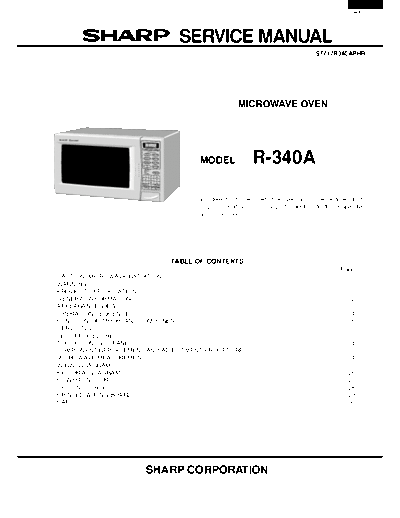 Sharp R-340A  Sharp MICROWAVEs R-340A.pdf