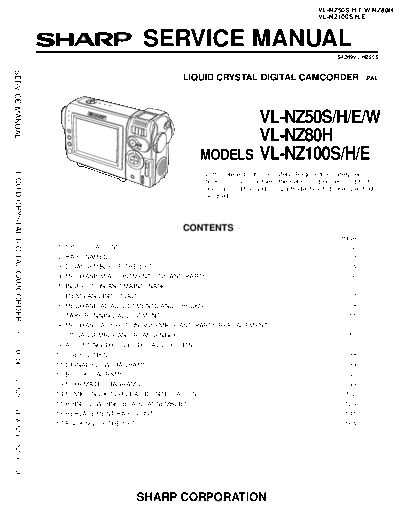 Sharp VL-NZ50 80 100S  Sharp VIEWCAm VL-NZ50_80_100S.pdf