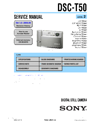 Sony DSC-T50  Sony Camera SONY_DSC-T50.rar