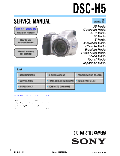 Sony DSC-H5 L2 v1.1  Sony Camera DSC-H5 L2 v1.1.rar