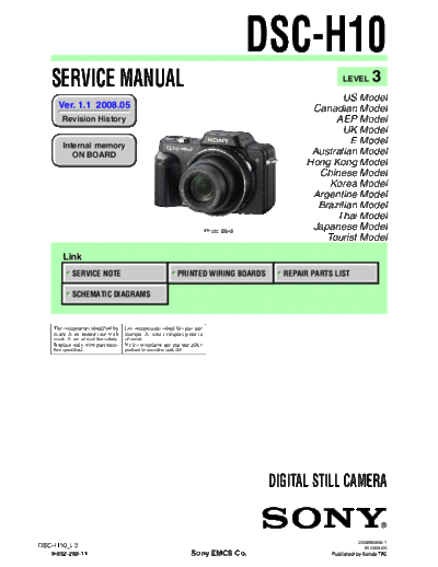 Sony dsc-h10-level-3 [ET]  Sony Camera sony_dsc-h10-level-3_[ET].pdf