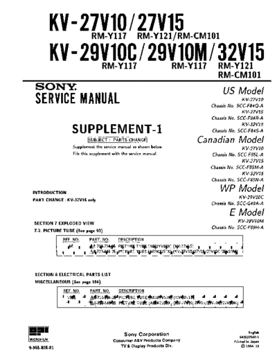 Sony aa1 Kv-27v10 27v15 32v15~9-965-805-81  Sony sony_aa1_Kv-27v10_27v15_32v15~9-965-805-81.pdf