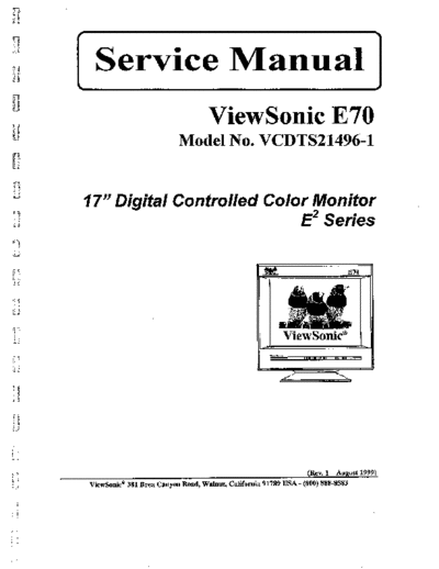 Viewsonic E70-1 SM 1a  Viewsonic     Viewsonic E70 E70 E70-1_SM_1a.pdf