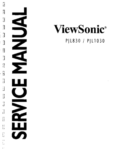 Viewsonic pjl1030-1 sm 1a  Viewsonic   Viewsonic PJL830 & PJL1030 pjl1030-1_sm_1a.pdf