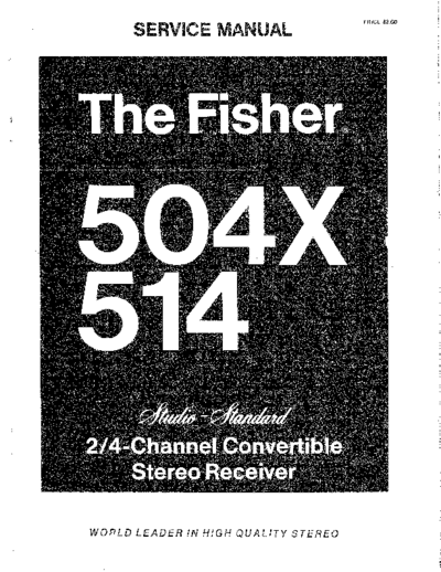 Fisher 504X & 514  Fisher Цифры 504X & 514 504X & 514.pdf