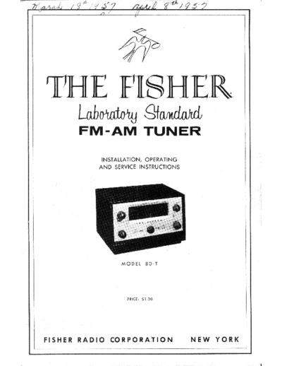 Fisher 80-T  Fisher  80-T 80-T.pdf