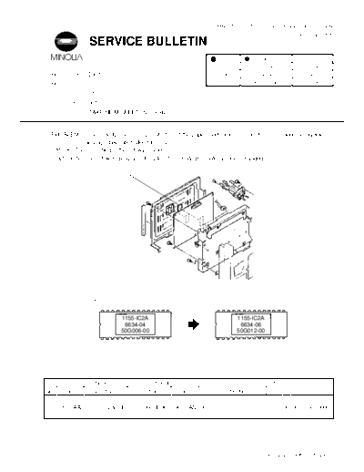 Minolta 1155012  Minolta Copiers Di620 1155012.PDF