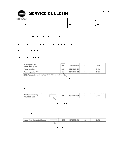 Minolta 1155025  Minolta Copiers Di620 1155025.PDF