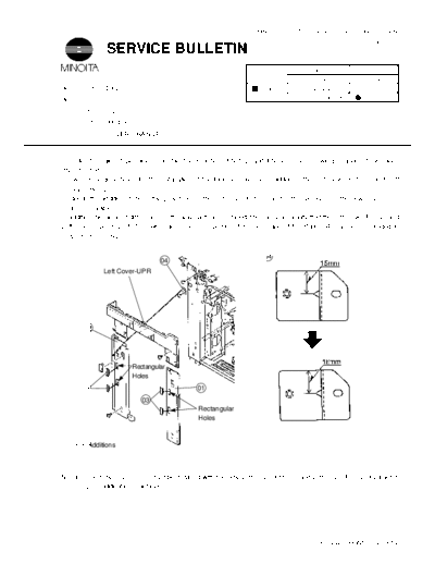 Minolta 1155032  Minolta Copiers Di620 1155032.PDF