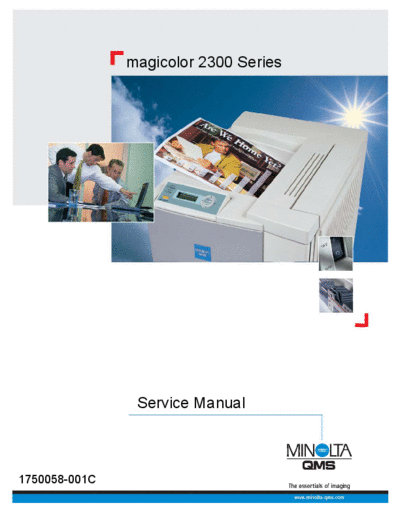 Minolta Konica   qms magicolor 2300  Minolta Printers qms magicolor 2300 Konica Minolta qms magicolor 2300.pdf
