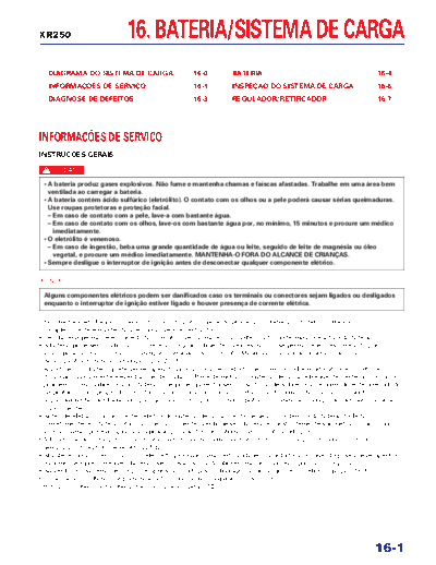 Honda 16-battery, charging system  Honda Motorcycles honda_xr250_tornado_2001_service_manual 16-battery,_charging_system.pdf