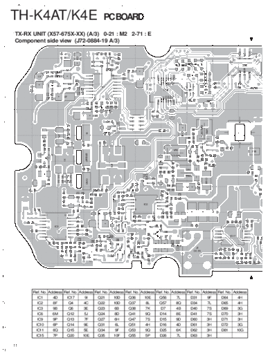 Kenwood B51-8660-00-PCBP  Kenwood 430MHz FM Transceiver 430MHz FM Transceiver Kenwood TH-K4AT & K4E B51-8660-00-PCBP.pdf