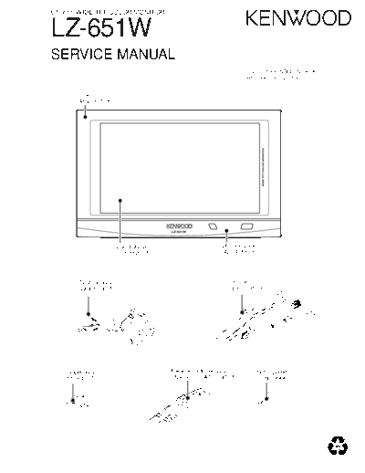 Kenwood B53-0060-00-TXT  Kenwood 6.5 Inch Wide TFT Color Monitor Car 6.5 Inch Wide TFT Color Monitor Car Kenwood LZ-651W B53-0060-00-TXT.pdf