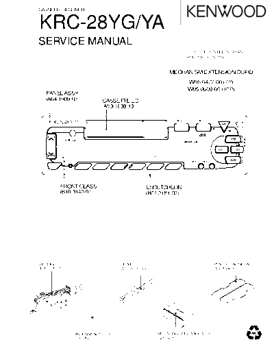 Kenwood KRC-28YG&YA  Kenwood Cassette Receiver Car Cassette Receiver Car Kenwood KRC-28YG&YA KRC-28YG&YA.pdf