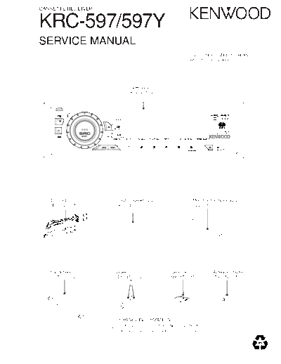 Kenwood B53-0107-00-TXT  Kenwood Cassette Receiver Car Cassette Receiver Car Kenwood KRC-597 B53-0107-00-TXT.pdf