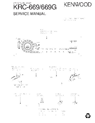 Kenwood B53-0108-00-TXT  Kenwood Cassette Receiver Car Cassette Receiver Car Kenwood KRC-669 B53-0108-00-TXT.pdf