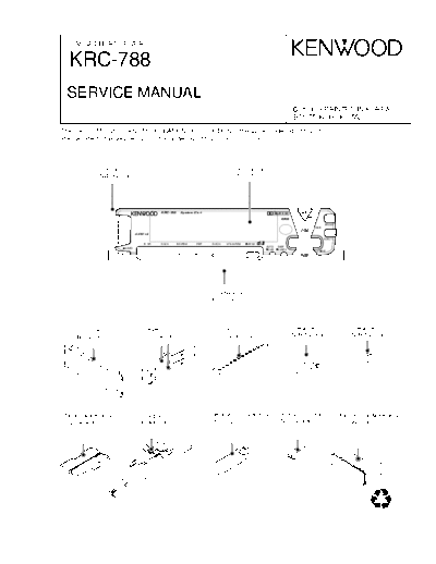 Kenwood KRC-788  Kenwood Cassette Receiver Car Cassette Receiver Car Kenwood KRC-788 KRC-788.pdf