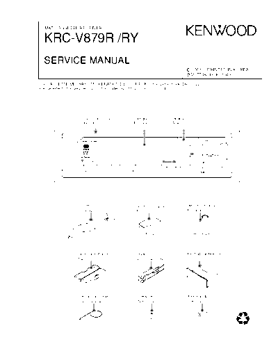 Kenwood KRC-V879R  Kenwood Cassette Receiver Car Cassette Receiver Car Kenwood KRC-V879R KRC-V879R.pdf