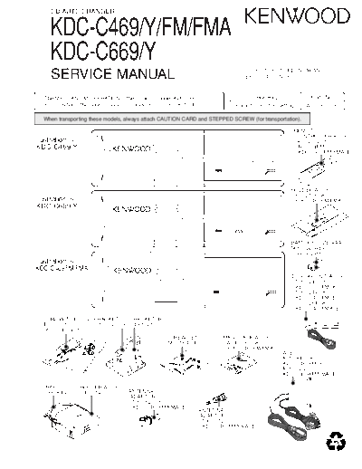 Kenwood B51-7994-00  Kenwood CD Auto Changer Car CD Auto Changer Car Kenwood KDC-C469 & KDC-C669 B51-7994-00.pdf