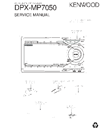 Kenwood B53-0095-00-TXT  Kenwood CD Cassette DSP Receiver Car CD Cassette DSP Receiver Car Kenwood DPX-MP7050 B53-0095-00-TXT.pdf