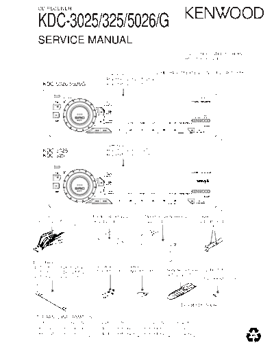 Kenwood B53-0106-00-TXT  Kenwood CD Receiver Car CD Receiver Car Kenwood KDC-3025 & 325 & 5026G B53-0106-00-TXT.pdf