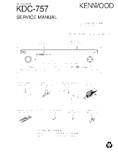 Kenwood B53-0123-00  Kenwood CD Receiver Car CD Receiver Car Kenwood KDC-757 B53-0123-00.pdf