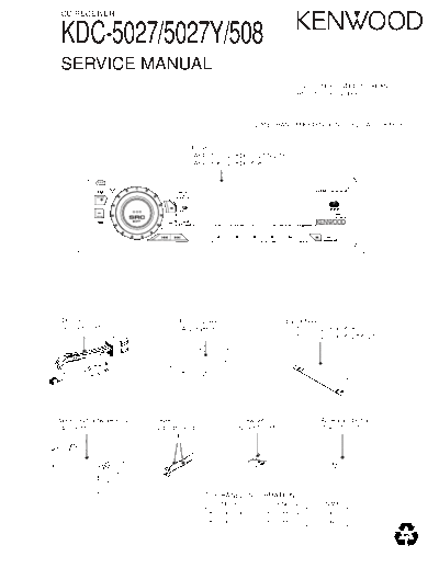 Kenwood B53-0105-00-TXT  Kenwood CD Receiver Car CD Receiver Car Kenwood KDC-5027 & 5027Y & 508 B53-0105-00-TXT.pdf